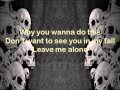Three Days Grace - Operate Lyrics 