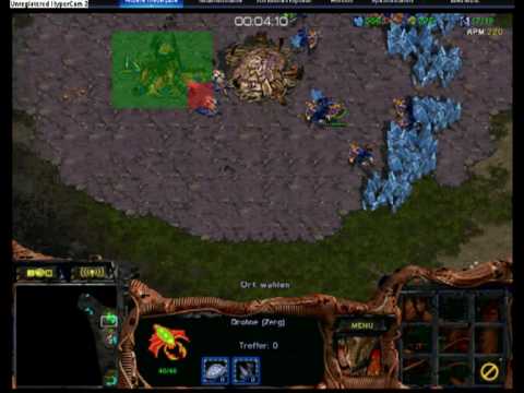 StarCraft Tutorial: Zerg VS Terran -How to break a contain- Part 1/2