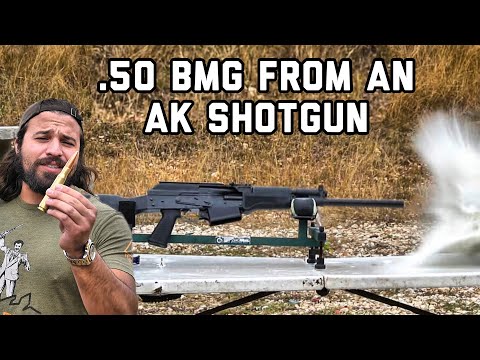 Testing .50 BMG in a Semi-Auto Shotgun
