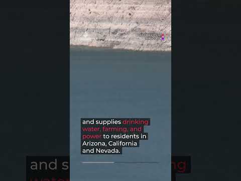 Water supply for three US states drips down, Lake Mead at record low | AJ #shorts