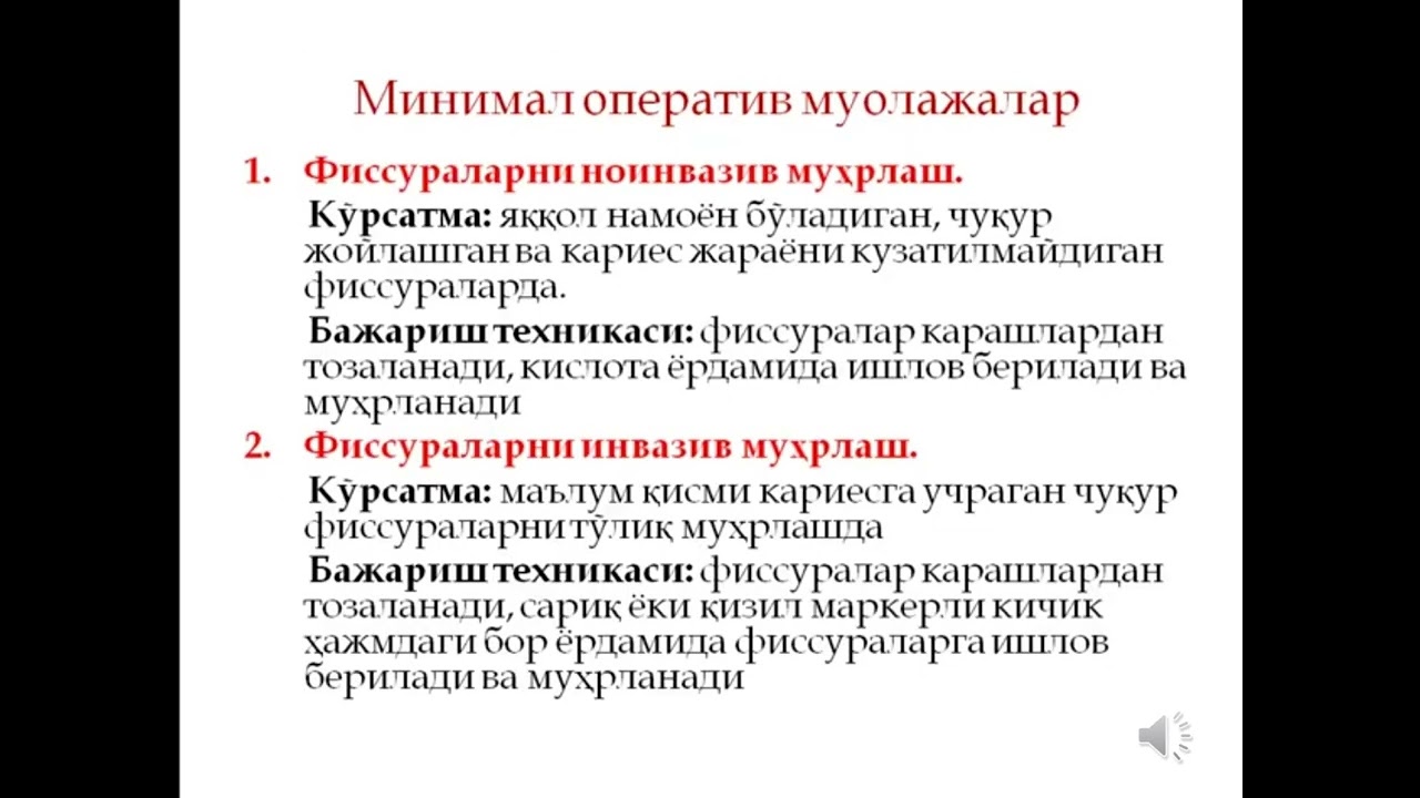 Tish qattiq to'qimalarini charxlash bosqichlari va tamoyillari