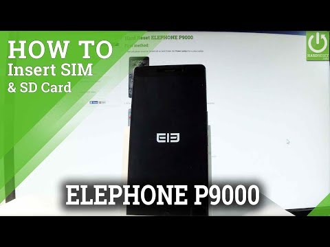 Insert SIM and SD Card in ELEPHONE P9000 - Set Up SIM & SD