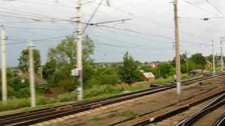 preview picture of video 'Train #418 Moscow - Anapa is leaving Chertkovo station'