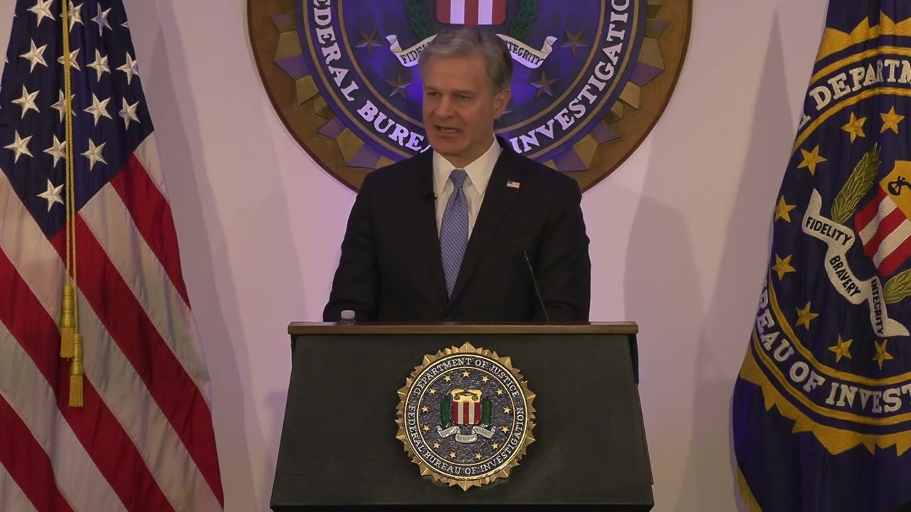 RAW: FBI Director Christopher Wray announces resignation
