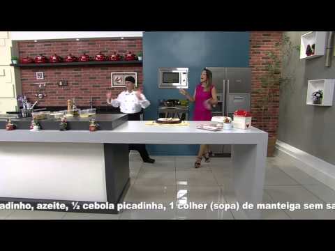 Receitas bom sabor - 19/12/2014 - Peito de peru com farofa de banana nanica