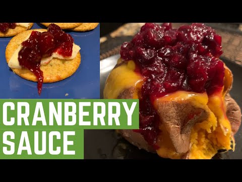 Homemade Cranberry Sauce - Cooking with Janet Bari