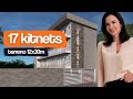 HOW TO BUILD 17 STUDIO APARTMENTS ON A 12X30M PLOT PROJECT WITH 17 STUDIO APARTMENTS AND PARKIN