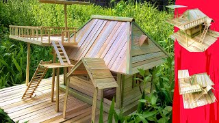 How to make house with bamboo stick