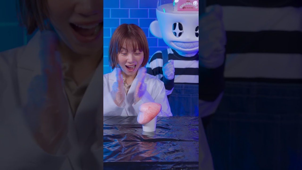 Magic Bubble Experiment 🧪 #funny #comedy   #science #scienceexperiment