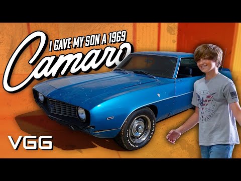 I surprised my 12 year old son with a 1969 Camaro! (He had no idea)