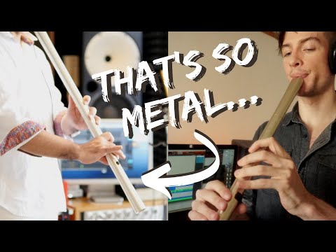 Zac Zinger - Yesterday... on a metal shakuhachi?? (ft. Yukihiko Mitsuka)