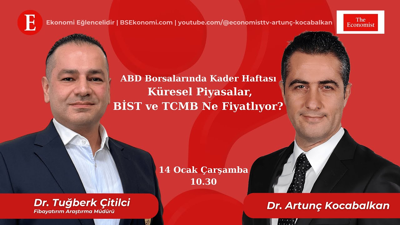 ABD Borsalarında Kader Haftası - Küresel Piyasalar, BİST ve TCMB Ne Fiyatlıyor? |Dr. Tuğberk Çitilci