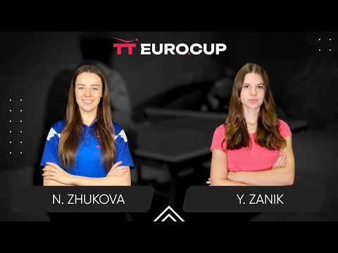12:15 Nadiia Zhukova - Yulianna Zanik 15.02.2025 TT Euro.Cup Women Ukraine Star. TABLE 4