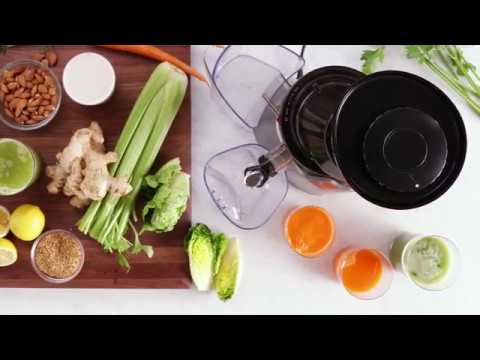 Making Celery Juice & Almond Milk in Our Kuvings Juicer