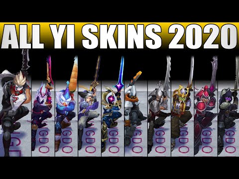 All Master Yi Skins Spotlight 2020 - Including Psy Ops Master Yi