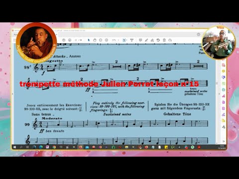 trompette méthode Julien Porret leçon n°15 - cours de trompette