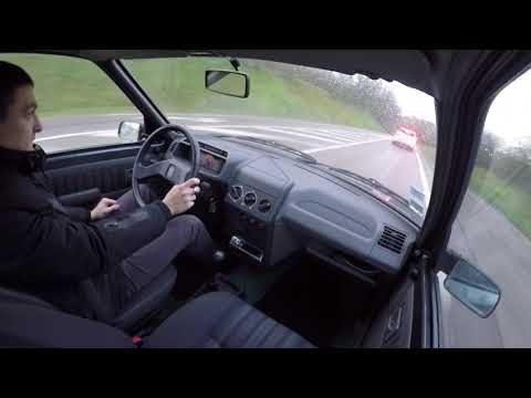 Peugeot 205 1.1i (1992) - Drive From Home To Work