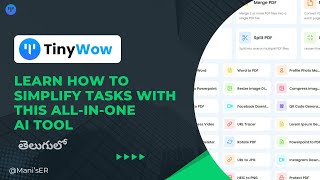 Download the video "How to use TinyWow : Simplify your tasks with ease||#aitools ||#tinyWow"