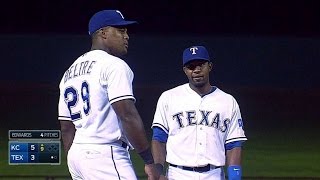 KC@TEX: Beltre, Escobar joke about their territory