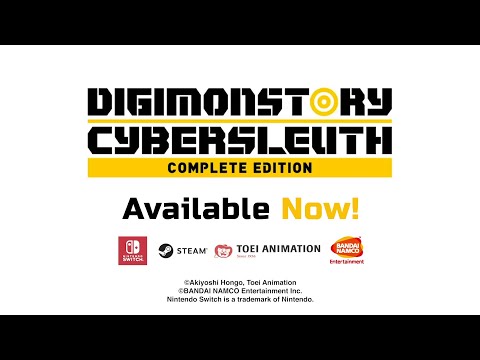 Digimon Story Cyber Sleuth: Complete Edition - Launch Trailer | NSW, PC thumbnail
