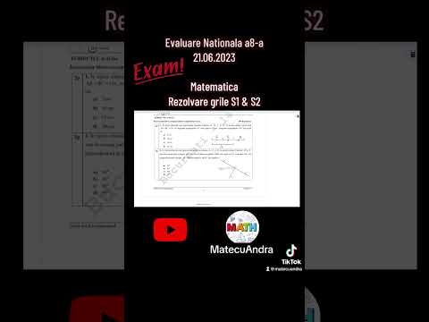 Rezolvare evaluare nationala 2023 Matematic #evaluareanationala #evaluareanationala