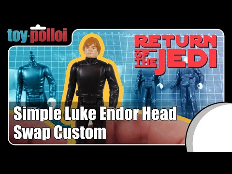Simple custom Star Wars Endor Luke Head Swap - Toy Polloi