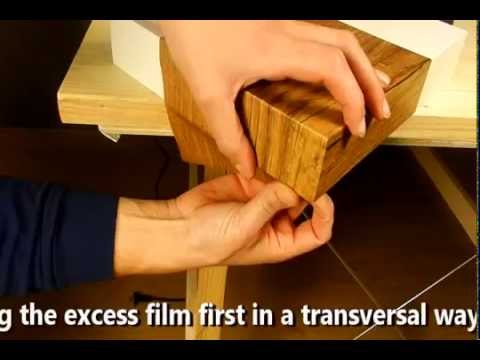 Outside Corner Application of adhesive film: European Option