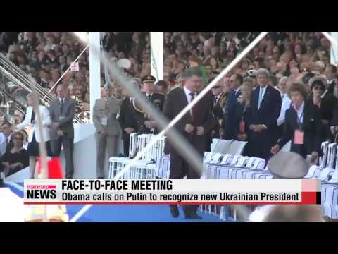 Obama calls on Putin to recognize new Ukrainian President