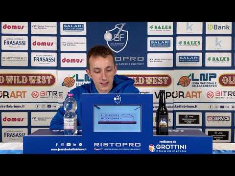 Intervista post partita - Ristopro Janus Fabriano Vs. Old Wild West Udine