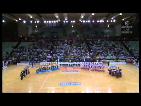 Commonwealth Games 2010 Netball - Gold Medal Match Winning Moment and Ceremony