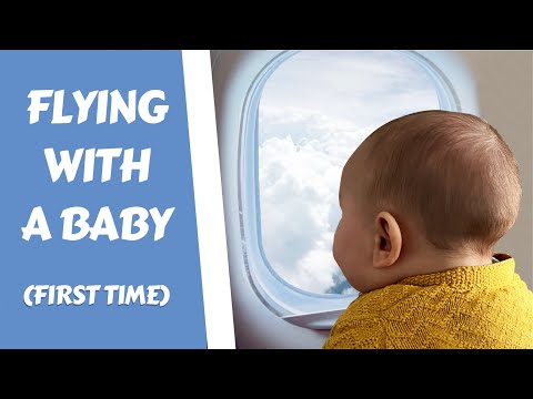 Flying with our 2 months old baby | Baby's first flight