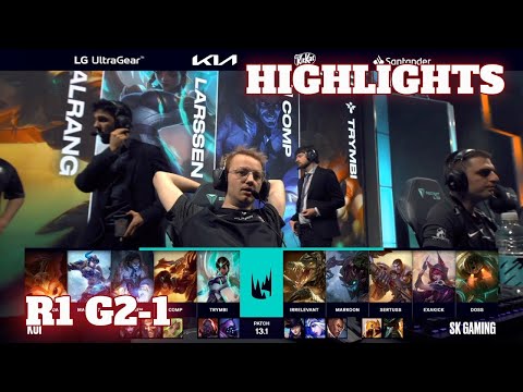 KOI vs SK - Game 1 Highlights | Round 1 LEC Winter 2023 Groups | KOI vs SK Gaming G1 W4D1