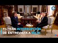 filtran video de entrevista a javier milei donde asesor presidencial “frena” a periodista