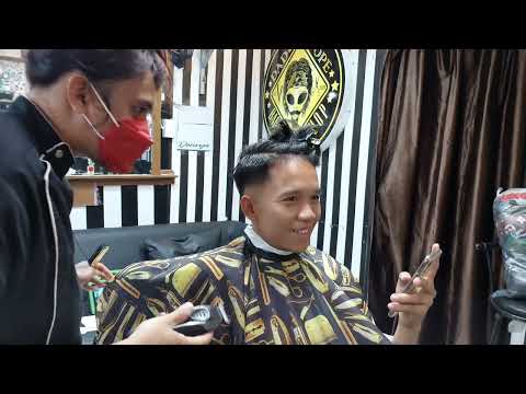 Midfade Executive Contour Sidepart Haircut(Barber/HairDresser_Dan Ryee Diaz) Dad and Dope Barbershop