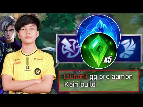 THANKYOU KAIRI FOR THIS NEW AAMON BURST DAMAGE BUILD & EMBLEM! - TOP GLOBAL AAMON