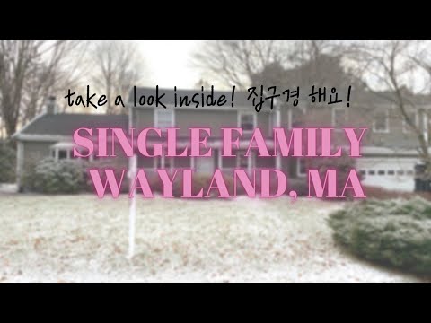 Wayland, MA property tour | single family | 부동산 핫한 곳 웨일랜드 메사추세츠 | Mass Realtor | 보스턴 리얼터
