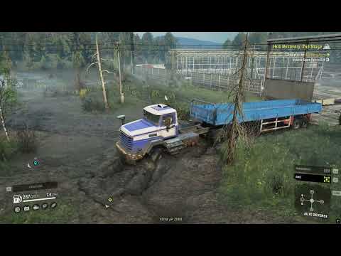 SnowRunner Noob Driver Part 62 Taymyr Drowned Lands Hub Recovery