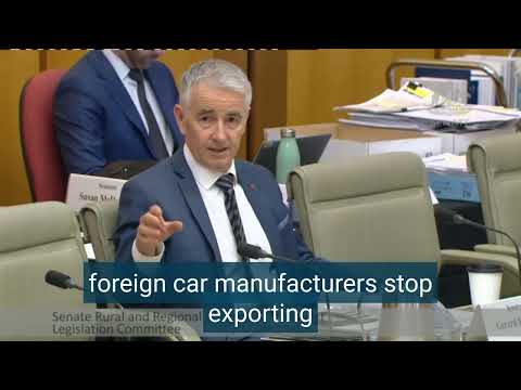 Australia's car supply is under threat due to emissions fines - Senate Estimates 12.02.24