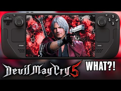 Devil May Cry 5 on Steam Deck Is Insane! - Solid 60 FPS? - Battery Life?