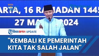 Di Depan Prabowo, AHY Akui Misi Demokrat Kembali ke Pemerintah Tercapai: Kita Tak Salah Pilih Jalan