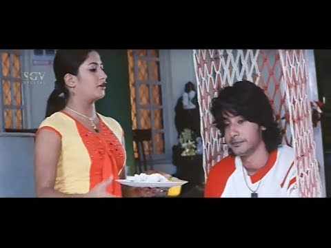 Prajwal Devraj save lover from Electric Shock | Best Scene of Gange Baare Thunge Baare | Sunaina