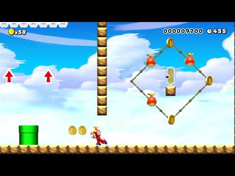 2-1 Taking Flight by Marsford - SUPER MARIO MAKER - NO COMMENTARY 1bc