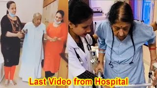 OMG! Lata Mangeshkar Last Video From Hospital Leaked video