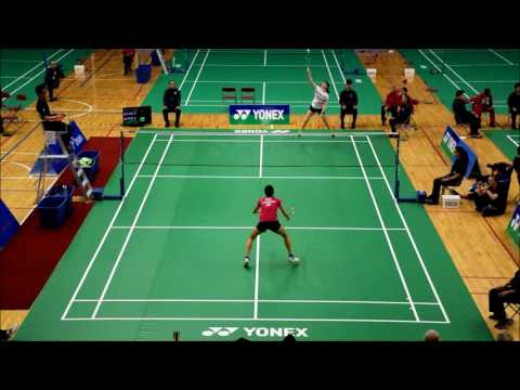 Badminton 2017 JR PAN AM Toronto GRP-A-MATCH-1 CAN-PER WS (Talia Ng vs Ines Castillo Salazar)