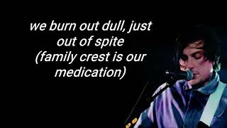 veins! veins!! veins!!! // frank iero and the patience - lyrics