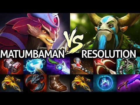 RESOLUTION Nature Prophet VS MATUMBAMAN Pangolier - Epic Pro Battle Carry Game 7.22 Dota 2