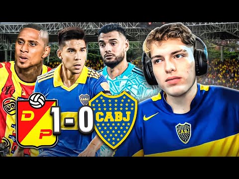 DAVOO XENEIZE REACCIONA A DEPORTIVO PEREIRA 1 BOCA 0 (2023) - COPA LIBERTADORES.