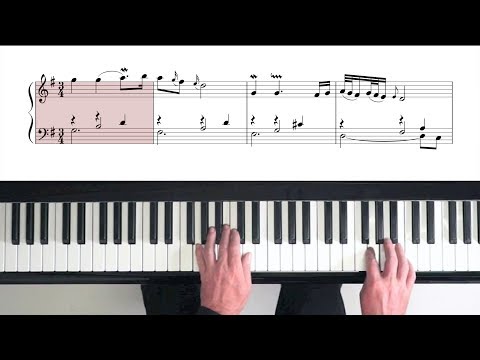 Bach Goldberg Variations “Aria - Conclusion” with Score - P. Barton FEURICH piano