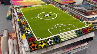 Hali Koberec Fotbalové hřiště Liston 11377-130 160x230cm Zelená