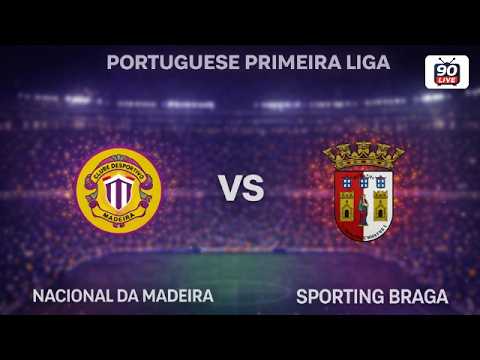 🔴 Live – Nacional da Madeira vs Sporting Braga | Portuguese Primeira Liga | Live Score & Commentary